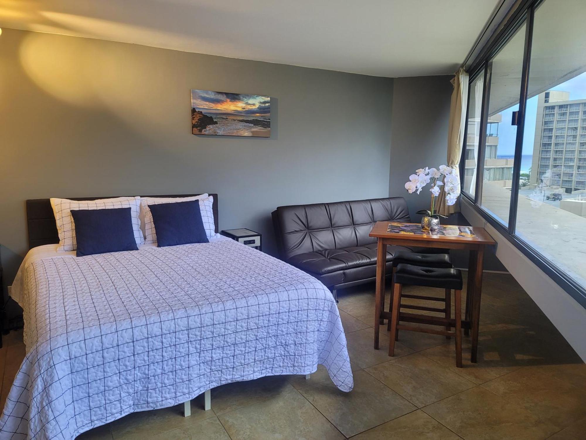Waikiki Studio Steps To Beach-Mall Free Parking-Wifi Honolulu Ruang foto