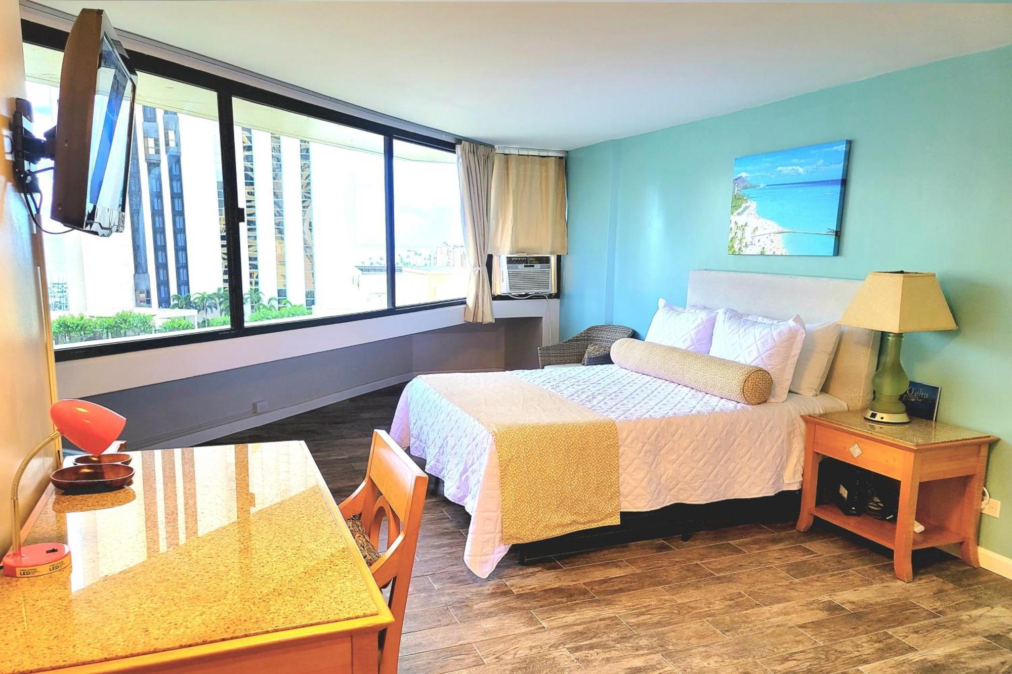 Waikiki Studio Steps To Beach-Mall Free Parking-Wifi Honolulu Ruang foto